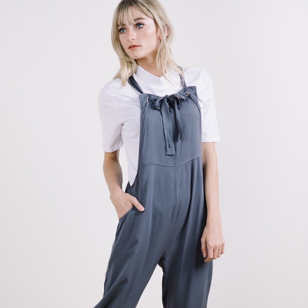 Like New Blue Gray Jumpsuit